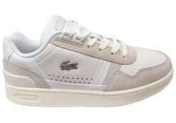 Lacoste Women Comfortable Lace Up Leather T Clip Sneakers(Lacoste Women Comfortable Lace Up Leather T Clip Sneakers)