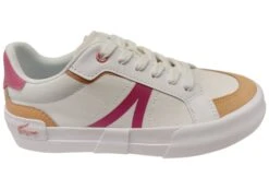Lacoste Women Comfortable L004 Colorblock Sneakers(Lacoste Women Comfortable L004 Colorblock Sneakers)