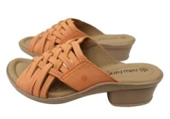 New Face Bella Womens Comfortable Leather Low Heel Slides Sandals(New Face Bella Womens Brazilian Comfort Leather Low Heel Slides Sandals) -Skechers Sale Store IMG 8087 81f9f253 771c 4f05 a98f 3ece8bdff489