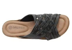 New Face Bella Womens Comfortable Leather Low Heel Slides Sandals(New Face Bella Womens Brazilian Comfort Leather Low Heel Slides Sandals) -Skechers Sale Store IMG 8092 306fcf99 637e 44b6 b397 81ead17dc868