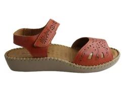Comfortshoeco Meredith Womens Cushioned Comfortable Leather Sandals(Comfortshoeco Meredith Womens Cushioned Comfortable Leather Sandals)