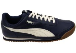 Puma Mens Turino II Comfortable Navy Lace Up Sneakers(Puma Mens Turino Ii Comfortable Navy Lace Up Sneakers)