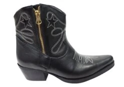 D Milton Daisy Womens Leather Western Cowboy Ankle Boots(D Milton Daisy Women Leather Western Cowboy Ankle Boots)