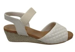 Usaflex Lorelei Womens Comfort Leather Wedge Sandals Made In Brazil(Usaflex Lorelei Womens Comfortable Leather Wedge Sandals Made In Brazil)