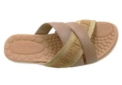 Usaflex Crescent Womens Comfort Leather Slides Sandals Made In Brazil(Usaflex Crescent Womens Comfort Leather Slides Sandals Made In Brazil) -Skechers Sale Store IMG 8885 118f6e31 0923 4b79 a99a 27bbe9449d23