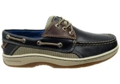 Sperry Mens Billfish Comfortable Wide Width Leather Boat Shoes(Sperry Mens Billfish Comfort Leather Boat Shoes)