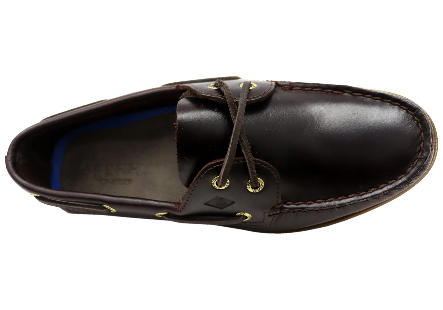 Sperry Mens A/0 2 Eye Leather Lace Up Comfortable Wide Fit Boat Shoes(Sperry Mens A 0 2 Eye Lace Up Boat Shoe) 10 Sperry Mens A/0 2 Eye Leather Lace Up Comfortable Wide Fit Boat Shoes(Sperry Mens A 0 2 Eye Lace Up Boat Shoe) - Image 10