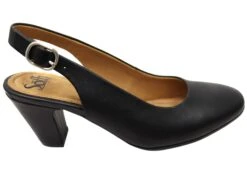 Sofft Lilly Womens Leather Sling Back Heels With Comfort Footbed(Sofft Lilly Womens Leather Sling Back Heels With Comfort Footbed)