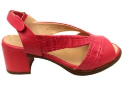 Opananken Raquel Womens Comfortable Leather Mid Heel Sandals(Opananken Raquel Womens Comfortable Leather Mid Heel Sandals)