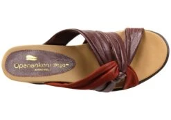 Opananken Navi Womens Comfortable Leather Mid Heel Slides Sandals(Opananken Navi Womens Comfortable Leather Mid Heel Slides Sandals) -Skechers Sale Store IMG 9281 8adc0a71 2fcb 47cb 8c8c 10aea0f93f57