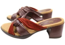 Opananken Navi Womens Comfortable Leather Mid Heel Slides Sandals(Opananken Navi Womens Comfortable Leather Mid Heel Slides Sandals) -Skechers Sale Store IMG 9282 396fa4dd 59dc 43f6 94b7 09f7f506dc94