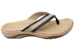 Homyped Inlet Stripe Womens Comfortable Supportive Thongs Sandals(Homyped Inlet Stripe Womens Comfortable Supportive Thongs Sandals)