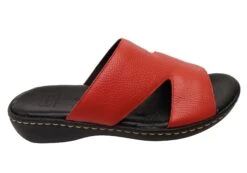 Via Paula Simona Womens Brazilian Comfortable Leather Slides Sandals(Via Paula Simona Womens Brazilian Comfortable Leather Slides Sandals)