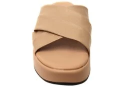 Via Paula Ginza Womens Brazilian Leather Platform Slides Sandals(Via Paula Ginza Womens Brazilian Comfort Leather Platform Slides Sandals) -Skechers Sale Store IMG 9429