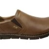 Born Mens Sawyer Leather Comfortable Slip On Shoes(Born Mens Sawyer Leather Comfortable Slip On Shoes)