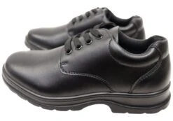Grosby Educate 2 Kids/Youths Comfortable Lace Up Leather School Shoes(Grosby Educate Kids Youths Leather School Shoes 1) -Skechers Sale Store IMG 9464