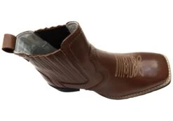 D Milton Ace Mens Leather Comfortable Western Cowboy Chelsea Boots(D Milton Ace Mens Leather Comfortable Western Cowboy Chelsea Boots) -Skechers Sale Store IMG 9569