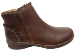 Comfortiva Fallston Womens Comfortable Wide Fit Leather Ankle Boots(Comfortiva Fallston Womens Comfortable Wide Fit Leather Ankle Boots)