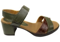 Opananken Vivian Womens Comfortable Leather Mid Heel Sandals(Opananken Vivian Womens Comfortable Leather Mid Heel Sandals)