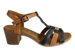 Orizonte Candi Womens European Leather Mid Heel Comfortable Sandals(Orizonte Candi Womens European Leather Mid Heel Comfortable Sandals)