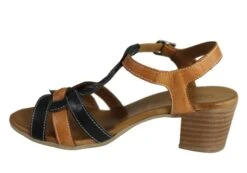 Orizonte Candi Womens European Leather Mid Heel Comfortable Sandals(Orizonte Candi Womens European Leather Mid Heel Comfortable Sandals) -Skechers Sale Store IMG 9798 1