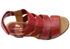 Opananken Chantel Womens Comfortable Leather Mid Heel Sandals(Opananken Chantel Womens Comfortable Leather Mid Heel Sandals) -Skechers Sale Store IMG 9864 ee98bba3 a941 49bf a6ef 610a40c06494