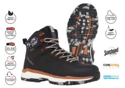 KingGee Mens Terra Firma Hybrid Zip Lace Composite Toe Work Boots(Kinggee Mens Terra Firma Hybrid Zip Lace Composite Toe Work Boots) -Skechers Sale Store K27951