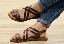 Lola Canales Amaze Womens Comfortable Leather Sandals Made In Spain(Lola Canales Amaze Womens Comfortable Leather Sandals Made In Spain) -Skechers Sale Store LolaCanalesAmaze2