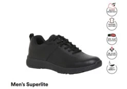 KingGee Mens Superlite Leather Lace Up Work Shoes(Kinggee Mens Superlite Leather Lace Up Work Shoes) -Skechers Sale Store Mens Superlight