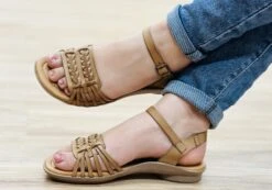 New Face Milena Womens Comfortable Leather Sandals Made In Brazil(New Face Milena Womens Comfortable Leather Sandals Made In Brazil) -Skechers Sale Store Milena