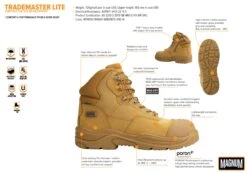 Magnum Mens Trademaster Lite CT SZ WP Comfortable Safety Boots(Magnum Mens Trademaster Lite Ct Sz Wp Boots) -Skechers Sale Store Trademaster lite