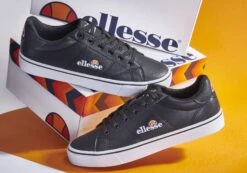 Ellesse Mens Comfortable Casual Lace Up LS225V2 Vulc Sneakers(Ellesse Mens Comfortable Casual Lace Up Ls225v2 Vulc Sneakers) -Skechers Sale Store Vulc1