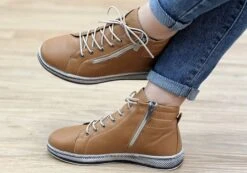 Orizonte Akari Womens European Comfortable Leather Ankle Boots(Orizonte Akari Womens European Comfortable Leather Ankle Boots) -Skechers Sale Store akaritan