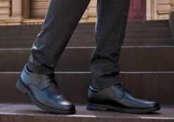 Rockport Allander Mens Leather Lighweight Comfortable Wide Fit Shoes(Rockport Allander Mens Leather Lace Up Shoes) -Skechers Sale Store allander