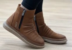 Orizonte Azuro Womens European Comfortable Leather Ankle Boots(Orizonte Azuro Womens European Comfortable Leather Ankle Boots) -Skechers Sale Store azuro1