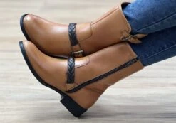 Via Paula Betty Womens Comfort Brazilian Leather Mid Calf Boots(Via Paula Betty Womens Comfort Brazilian Leather Mid Calf Boots) -Skechers Sale Store betty