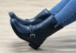 Via Paula Betty Womens Comfort Brazilian Leather Mid Calf Boots(Via Paula Betty Womens Comfort Brazilian Leather Mid Calf Boots) -Skechers Sale Store betty1