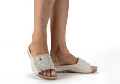 Campesi Delight Womens Comfortable Slides Sandals Made In Brazil(Campesi Delight Womens Comfortable Slides Sandals Made In Brazil) -Skechers Sale Store delightbeige