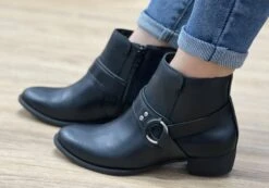 Via Paula Lisa Womens Comfortable Brazilian Leather Ankle Boots(Via Paula Lisa Womens Comfortable Brazilian Leather Ankle Boots) -Skechers Sale Store lisablack1