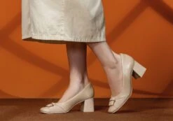 Comfortflex Renee Womens Leather Comfortable Heels Made In Brazil(Comfortflex Renee Womens Comfortable Heels Made In Brazil) -Skechers Sale Store r8