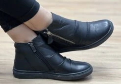 Orizonte Strath Womens European Comfortable Leather Ankle Boots(Orizonte Strath Womens European Comfortable Leather Ankle Boots) -Skechers Sale Store strath2