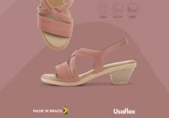 Usaflex Alta Womens Comfort Low Heel Leather Sandals Made In Brazil(Usaflex Alta Womens Comfort Low Heel Leather Sandals Made In Brazil) -Skechers Sale Store x1 e9564c64 b6cf 4924 b852 9812922bf1ed