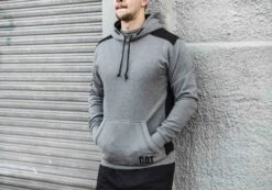 Caterpillar Mens Comfortable Versatile Logo Panel Hooded Sweat Shirt(Caterpillar Mens Logo Panel Hooded Sweat Shirt) -Skechers Sale Store y2 cdb4e313 c5ef 48e1 bb3b 1e97caf4a544