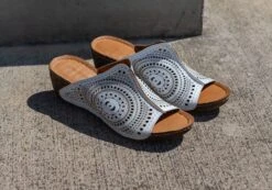 Orizonte Dora Womens European Leather Comfortable Wedge Slides Sandals(Orizonte Dora Womens European Leather Comfortable Wedge Slide Sandals) -Skechers Sale Store y40