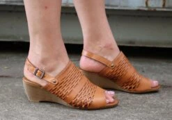 Orizonte Posy Womens European Leather Comfortable Wedge Sandals(Orizonte Posy Womens European Leather Comfortable Wedge Sandals) -Skechers Sale Store z13