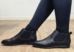 Hush Puppies Zeda Womens Leather Comfortable Ankle Boots(Hush Puppies Zeda Womens Leather Comfortable Ankle Boots) -Skechers Sale Store zedav1